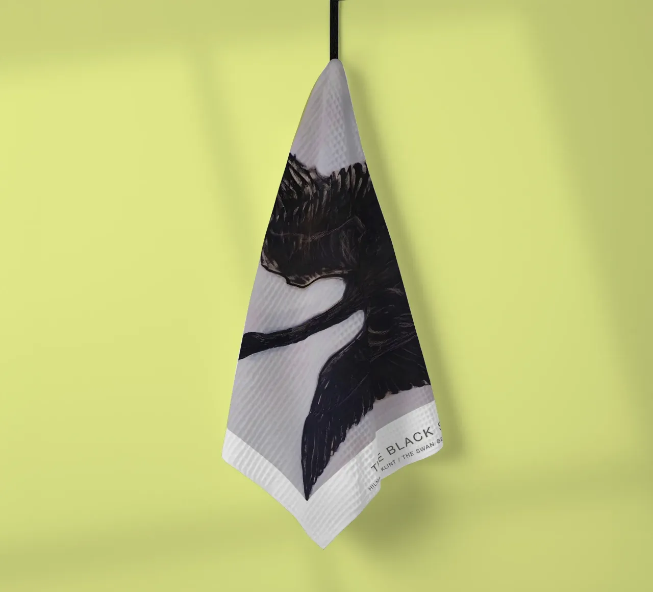 Hilma af Klint "Black Swan" Dynamic Flight Print torchon de homdeco