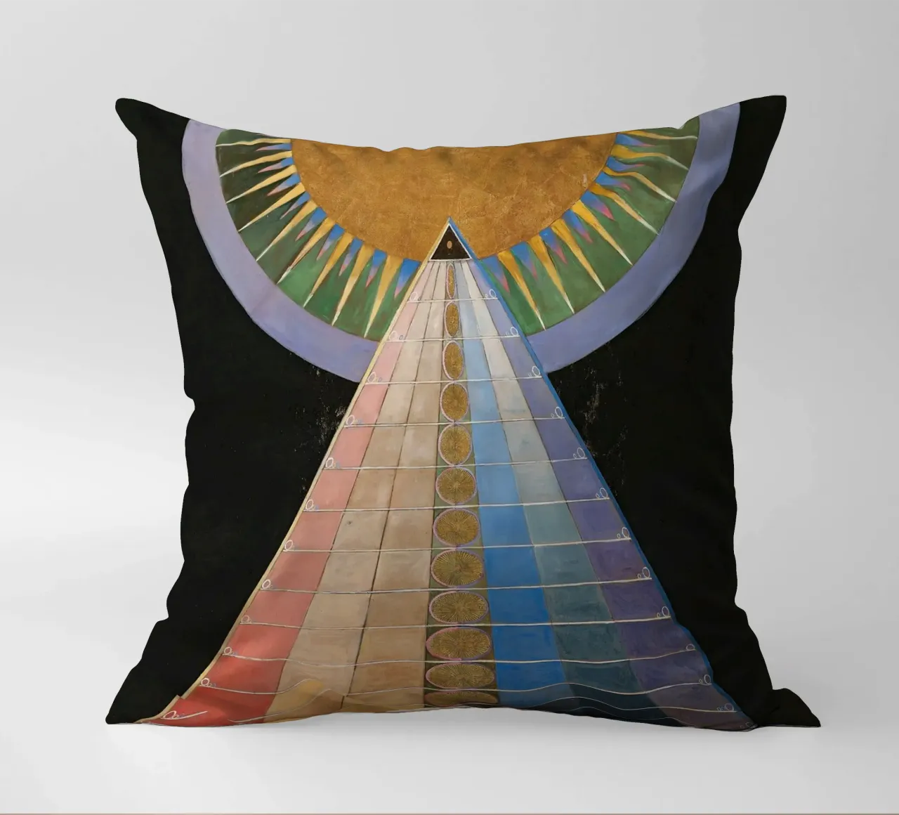 Hilma af Klint "Altaarstuk Nr. 1" Spirituele reis Print kussen van homdeco