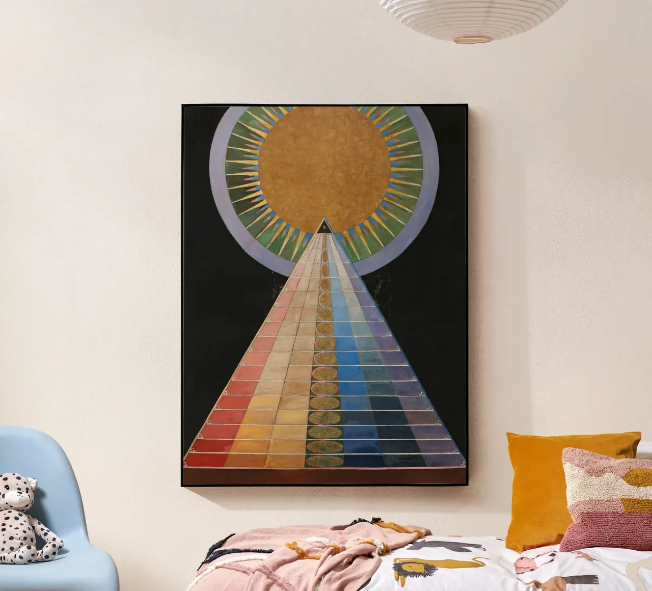 Hilma af Klint "Retablo nº 1" Viaje espiritual Imprimir metacrilato de homdeco