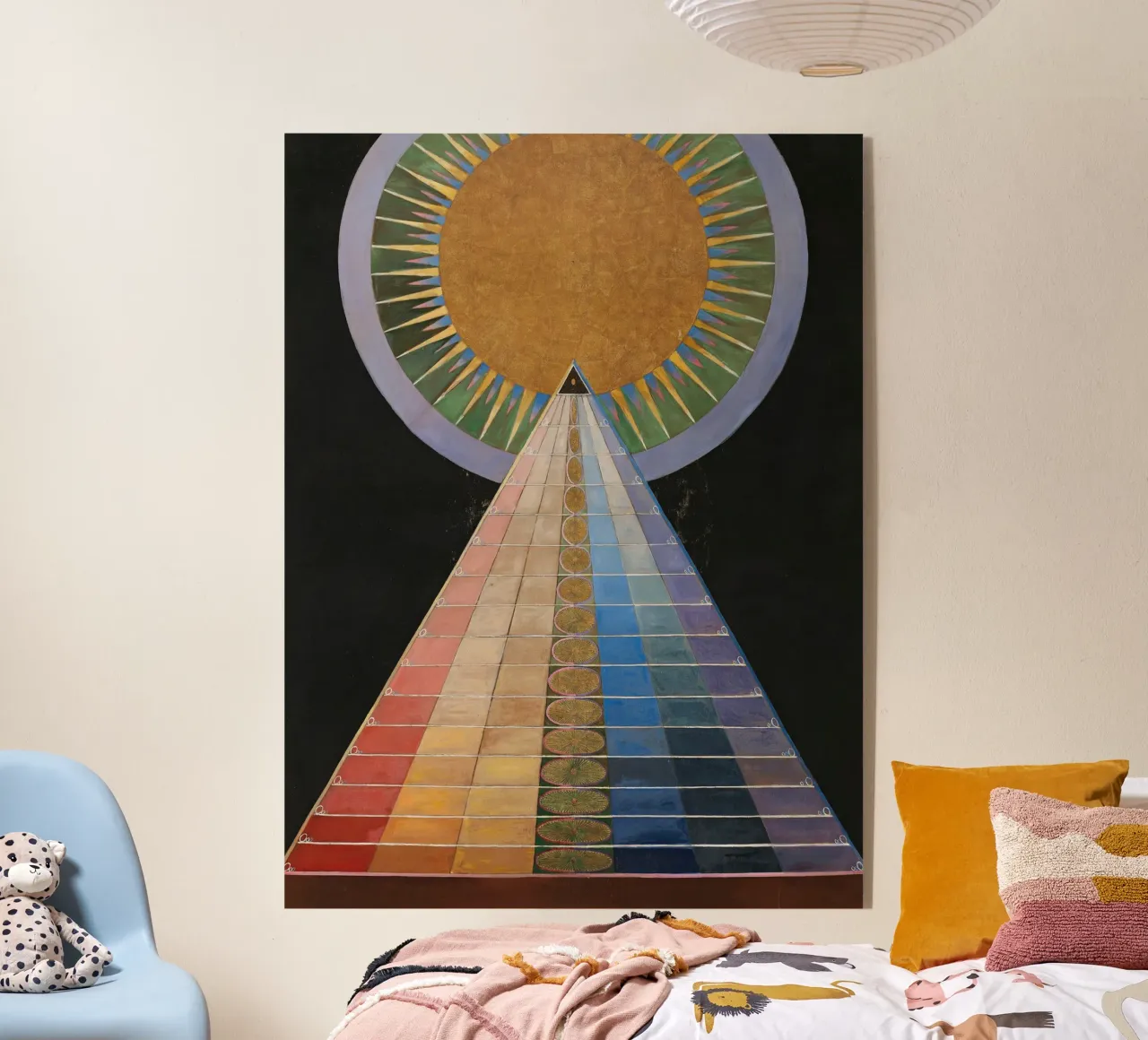 Hilma af Klint "Retablo nº 1" Viaje espiritual Imprimir metacrilato de homdeco