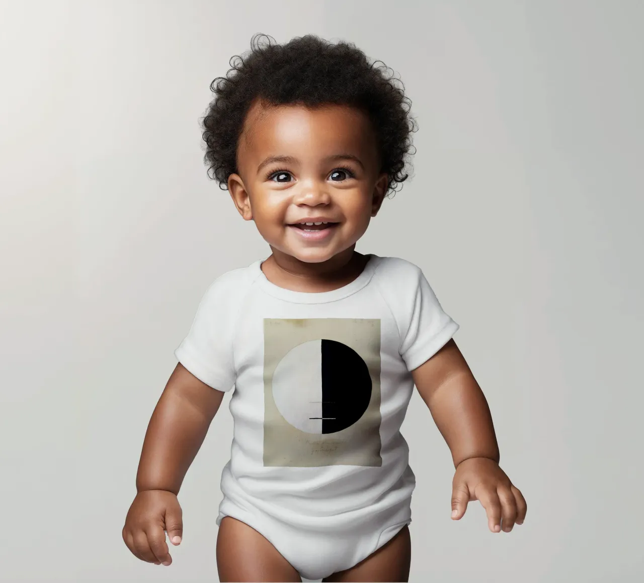 Hilma af Klint "Le point de vue de Bouddha" Yin Yang Abstrait body bébé de homdeco