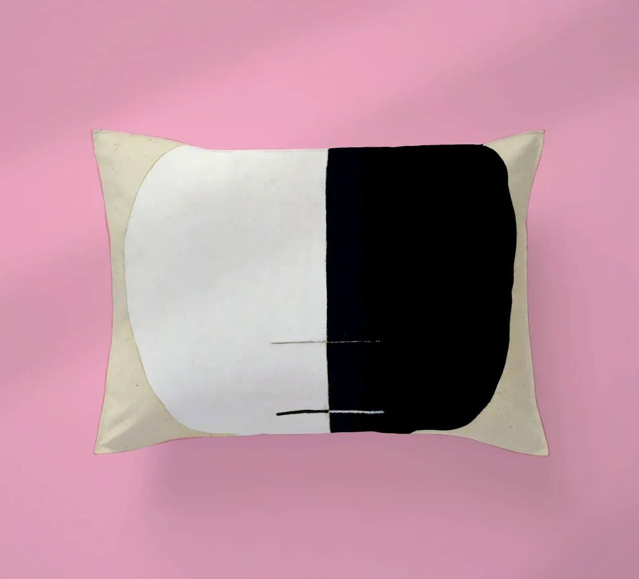 Hilma af Klint "Le point de vue de Bouddha" Yin Yang Abstrait coussin de homdeco