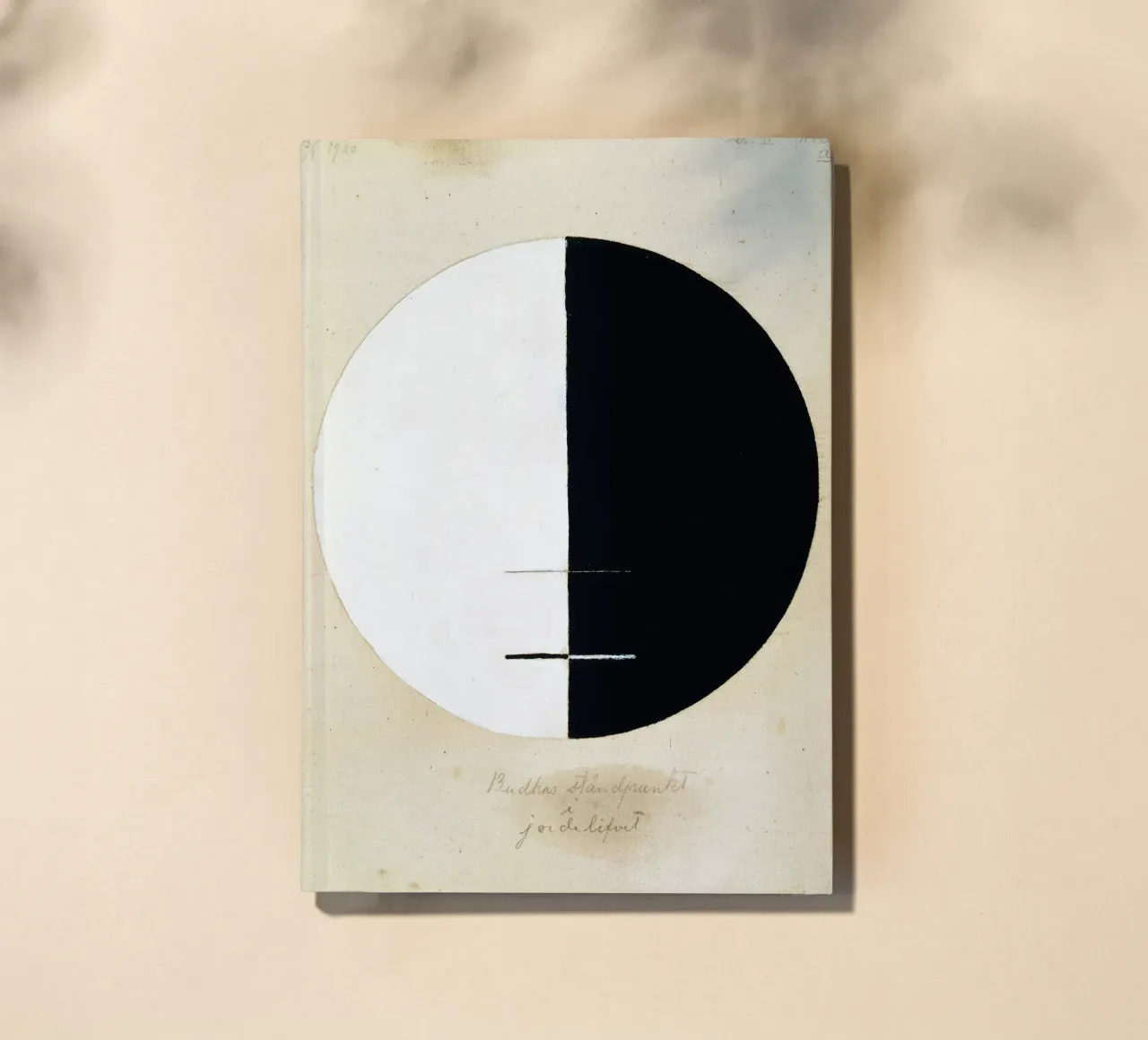 Hilma af Klint "Le point de vue de Bouddha" Yin Yang Abstrait carnet de notes de homdeco