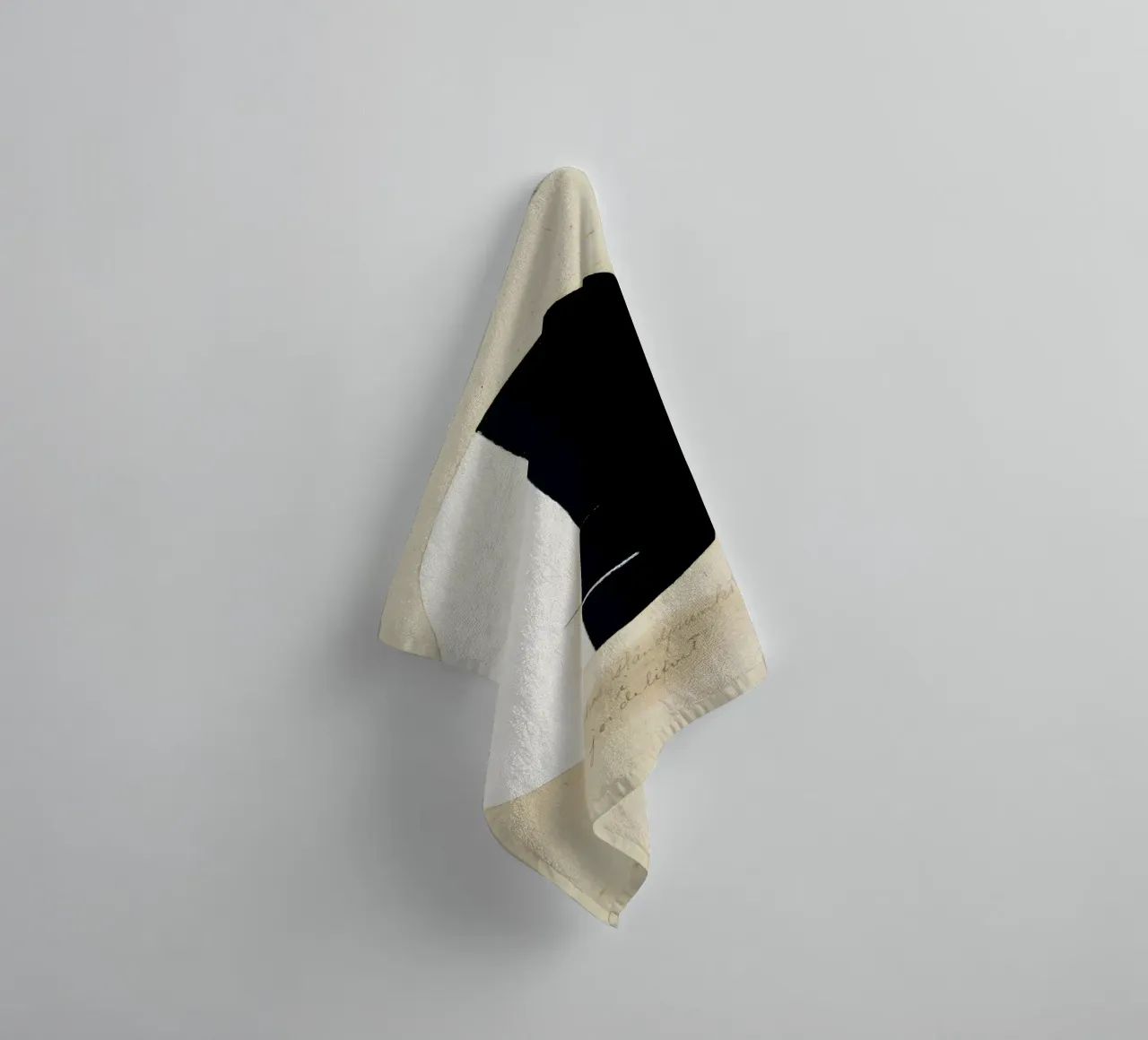 Hilma af Klint "Le point de vue de Bouddha" Yin Yang Abstrait serviette de bain de homdeco