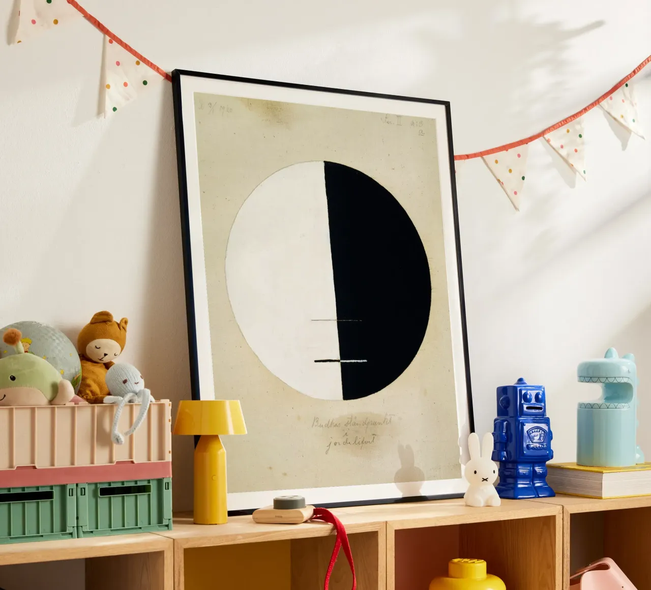 Hilma af Klint "Le point de vue de Bouddha" Yin Yang Abstrait hahnemühle de homdeco