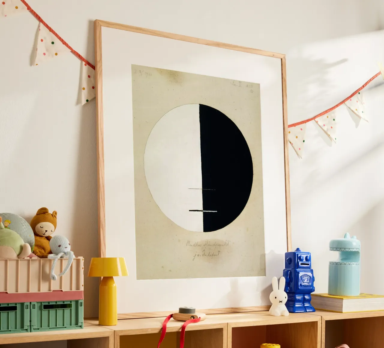 Hilma af Klint "Le point de vue de Bouddha" Yin Yang Abstrait hahnemühle de homdeco