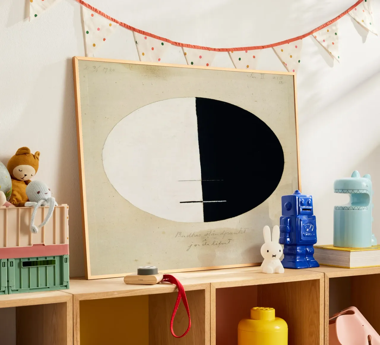 Hilma af Klint "Le point de vue de Bouddha" Yin Yang Abstrait hahnemühle de homdeco