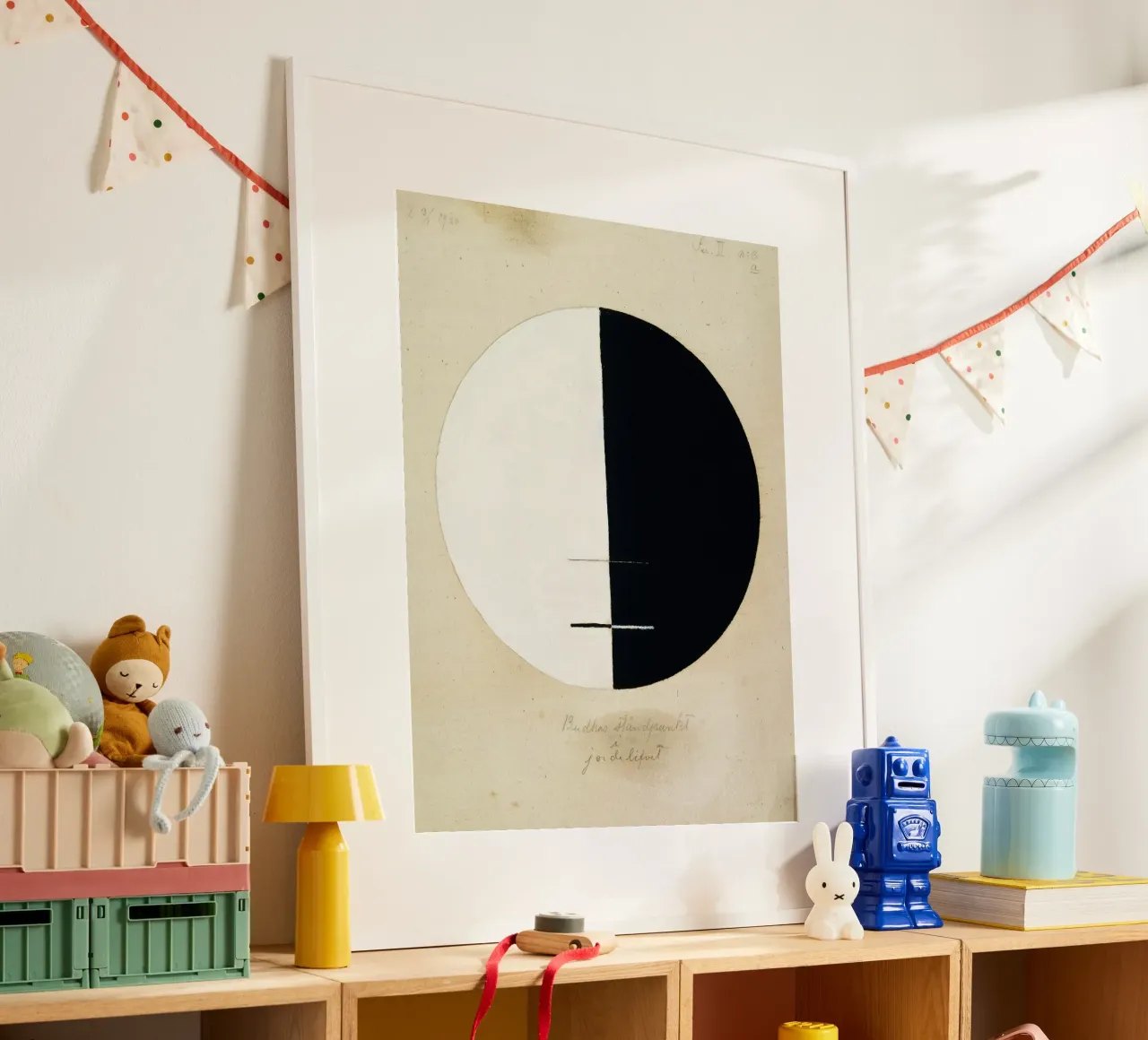 Hilma af Klint "Le point de vue de Bouddha" Yin Yang Abstrait hahnemühle de homdeco