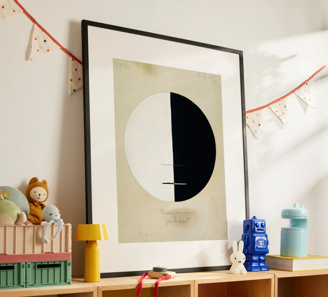Hilma af Klint "Le point de vue de Bouddha" Yin Yang Abstrait hahnemühle de homdeco