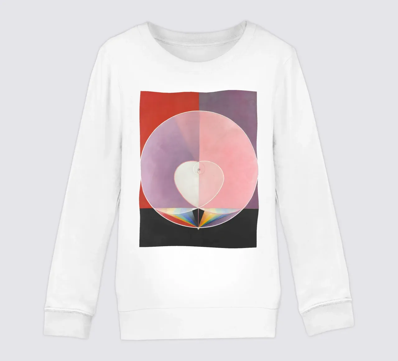 Hilma af Klint "Colombe n. 2" Simbolo d'amore astratto felpa bambino da homdeco