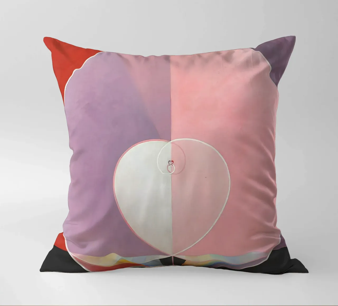 Hilma af Klint "Colombe n. 2" Simbolo d'amore astratto cuscino da homdeco
