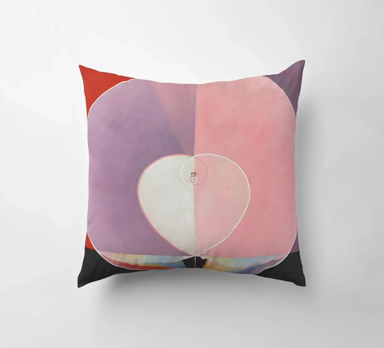 Hilma af Klint "Colombe n. 2" Simbolo d'amore astratto cuscino da homdeco
