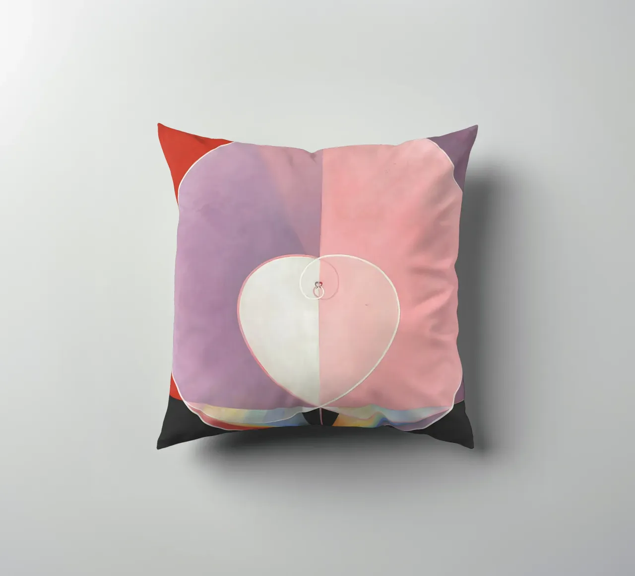 Hilma af Klint "Colombe n. 2" Simbolo d'amore astratto cuscino da homdeco