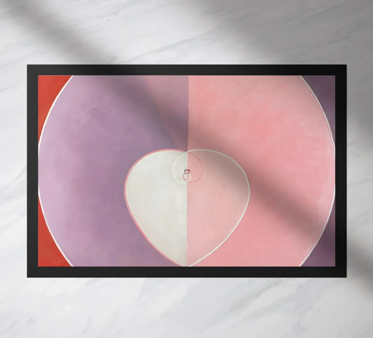 Hilma af Klint "Colombe n. 2" Simbolo d'amore astratto zerbino da homdeco