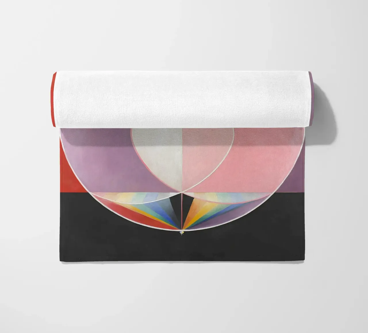 Hilma af Klint "Colombe n. 2" Simbolo d'amore astratto telo mare da homdeco