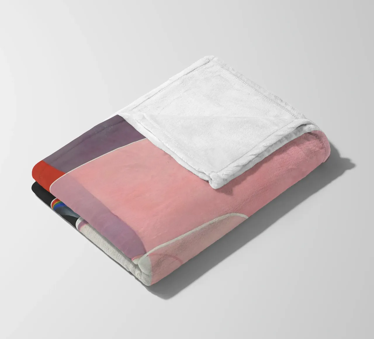 Hilma af Klint "Colombe n. 2" Simbolo d'amore astratto coperta in pile da homdeco