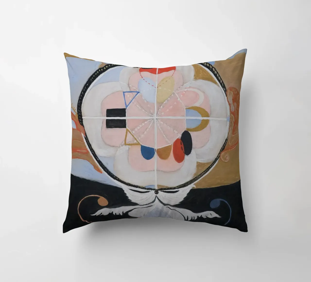 Hilma af Klint "Evoluzione n. 13" Astratto cosmico cuscino da homdeco