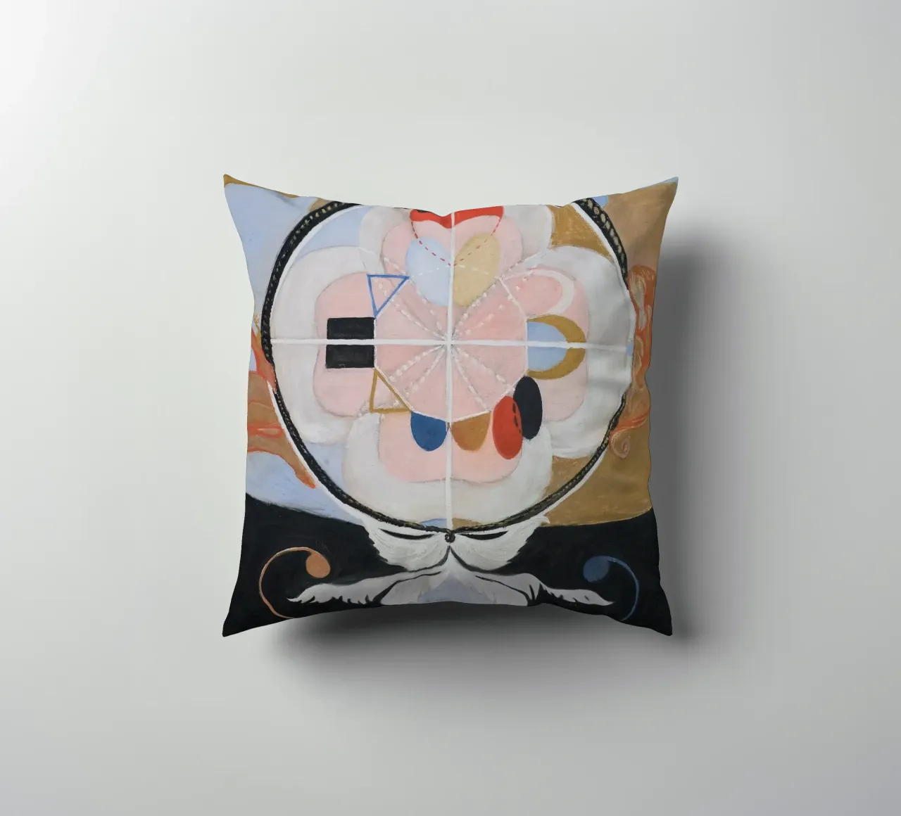 Hilma af Klint "Evoluzione n. 13" Astratto cosmico cuscino da homdeco