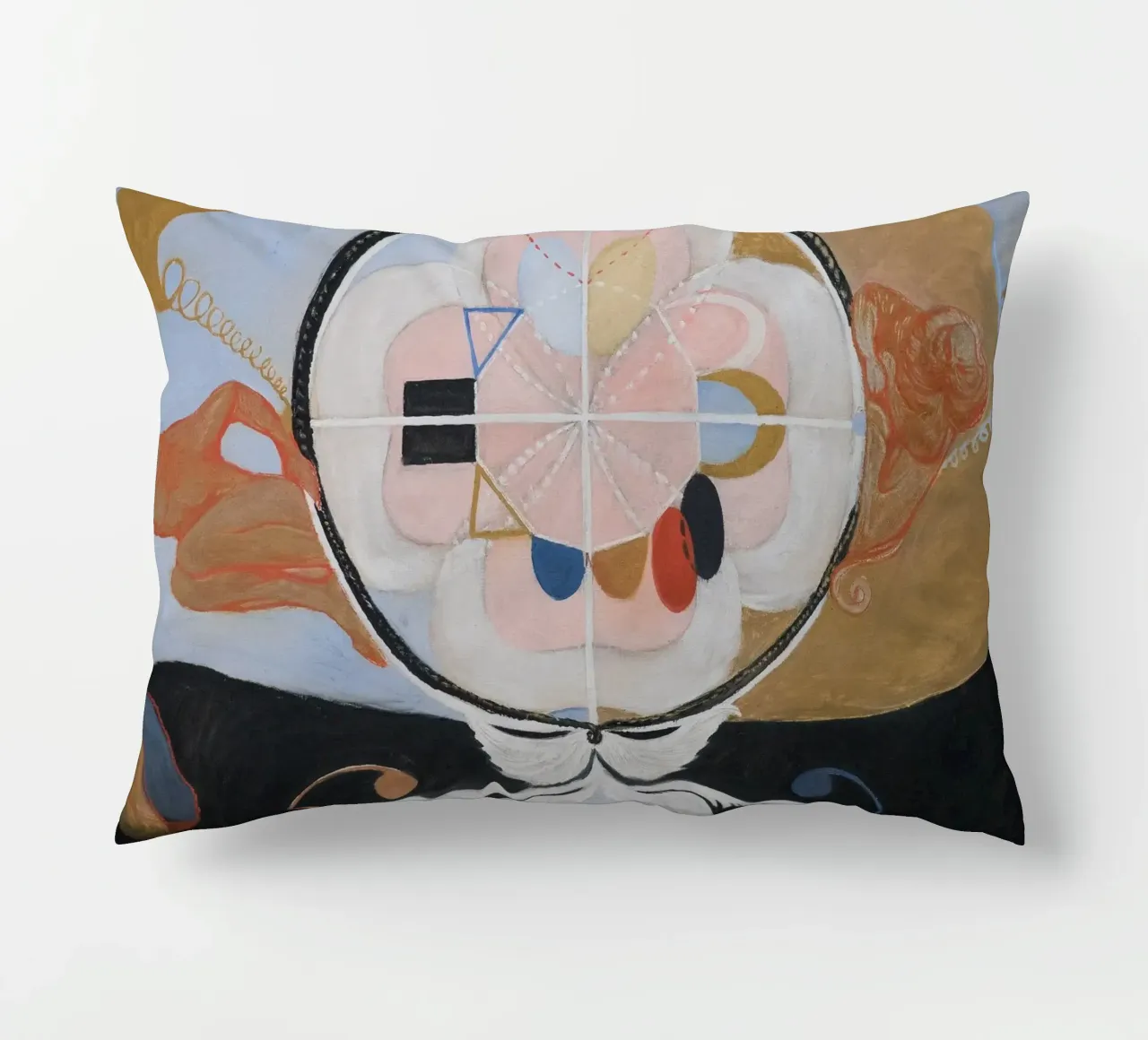 Hilma af Klint "Evoluzione n. 13" Astratto cosmico cuscino da homdeco