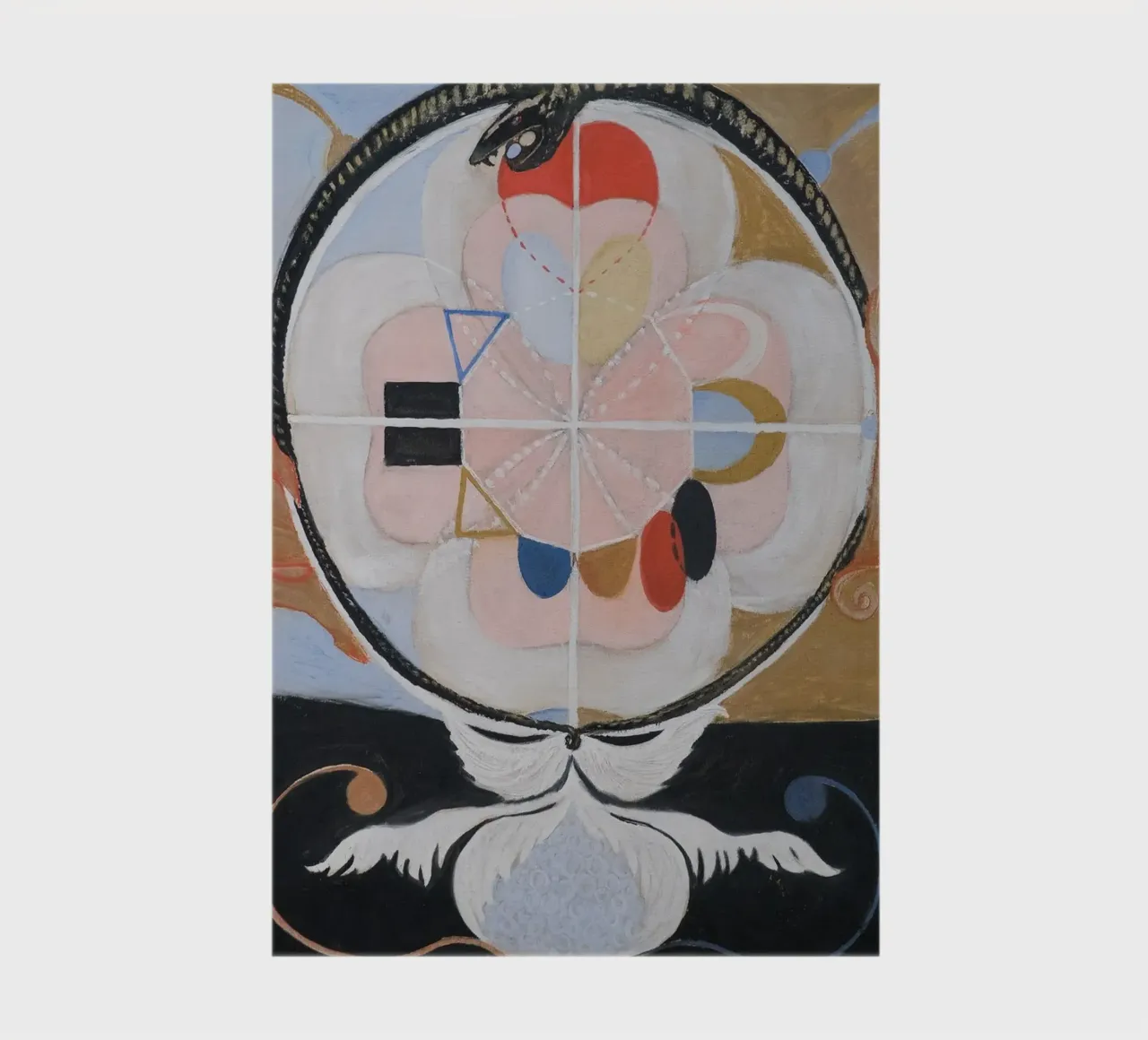 Hilma af Klint "Evoluzione n. 13" Astratto cosmico diario da homdeco