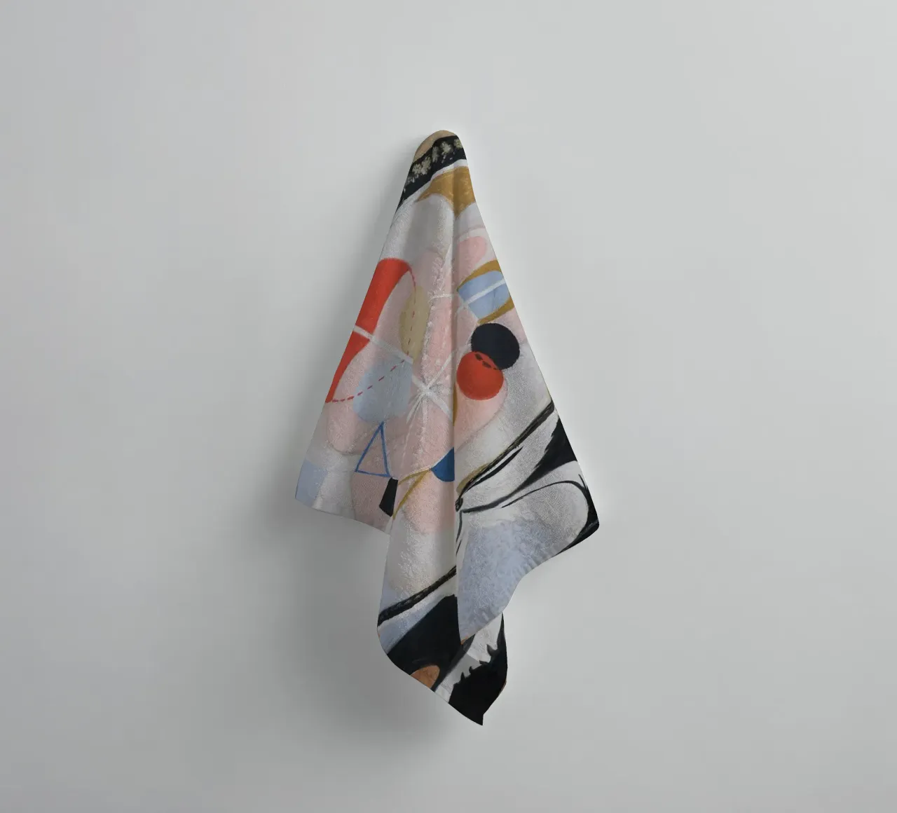 Hilma af Klint "Evoluzione n. 13" Astratto cosmico asciugamano da bagno da homdeco