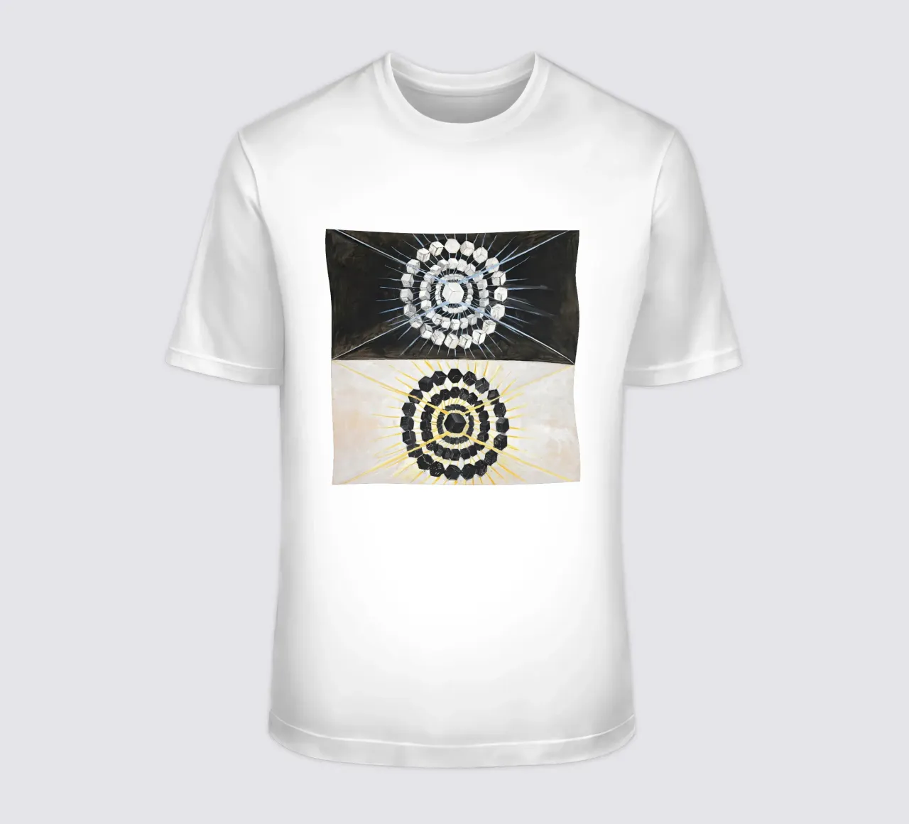 Hilma af Klint "Cigno n. 8" Dualità cosmica Astratto t-shirt da homdeco