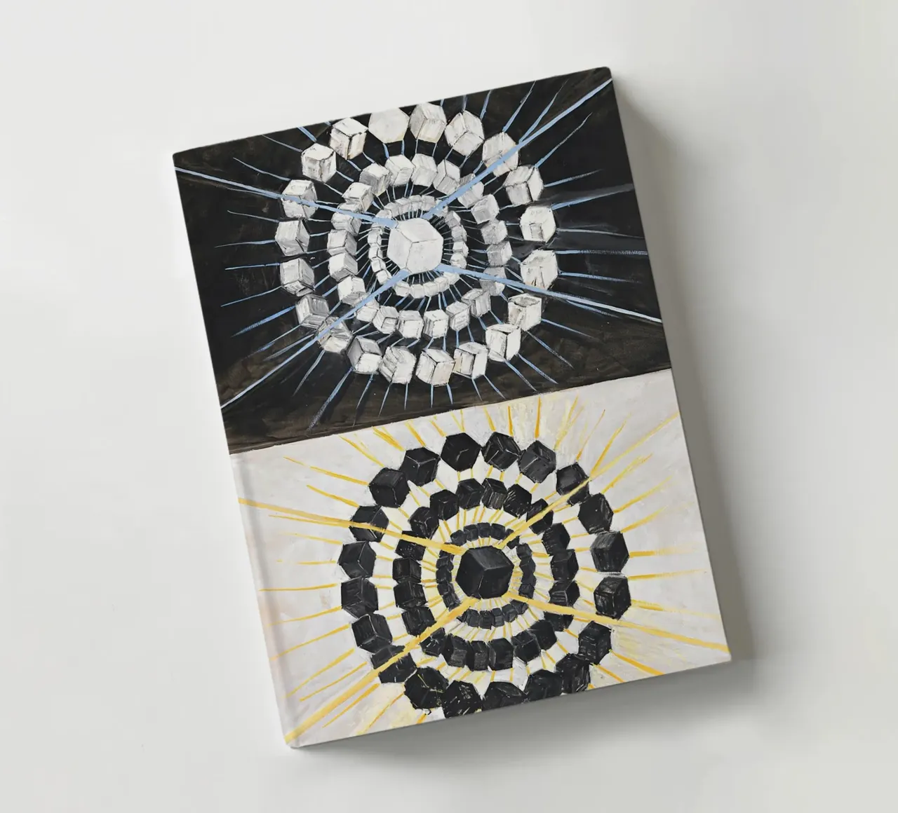 Hilma af Klint "Swan No. 8" Cosmic Duality Abstract notebook by homdeco