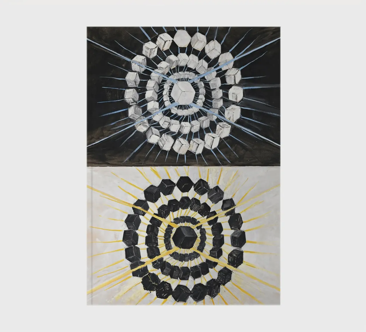 Hilma af Klint "Swan No. 8" Cosmic Duality Abstract notebook by homdeco