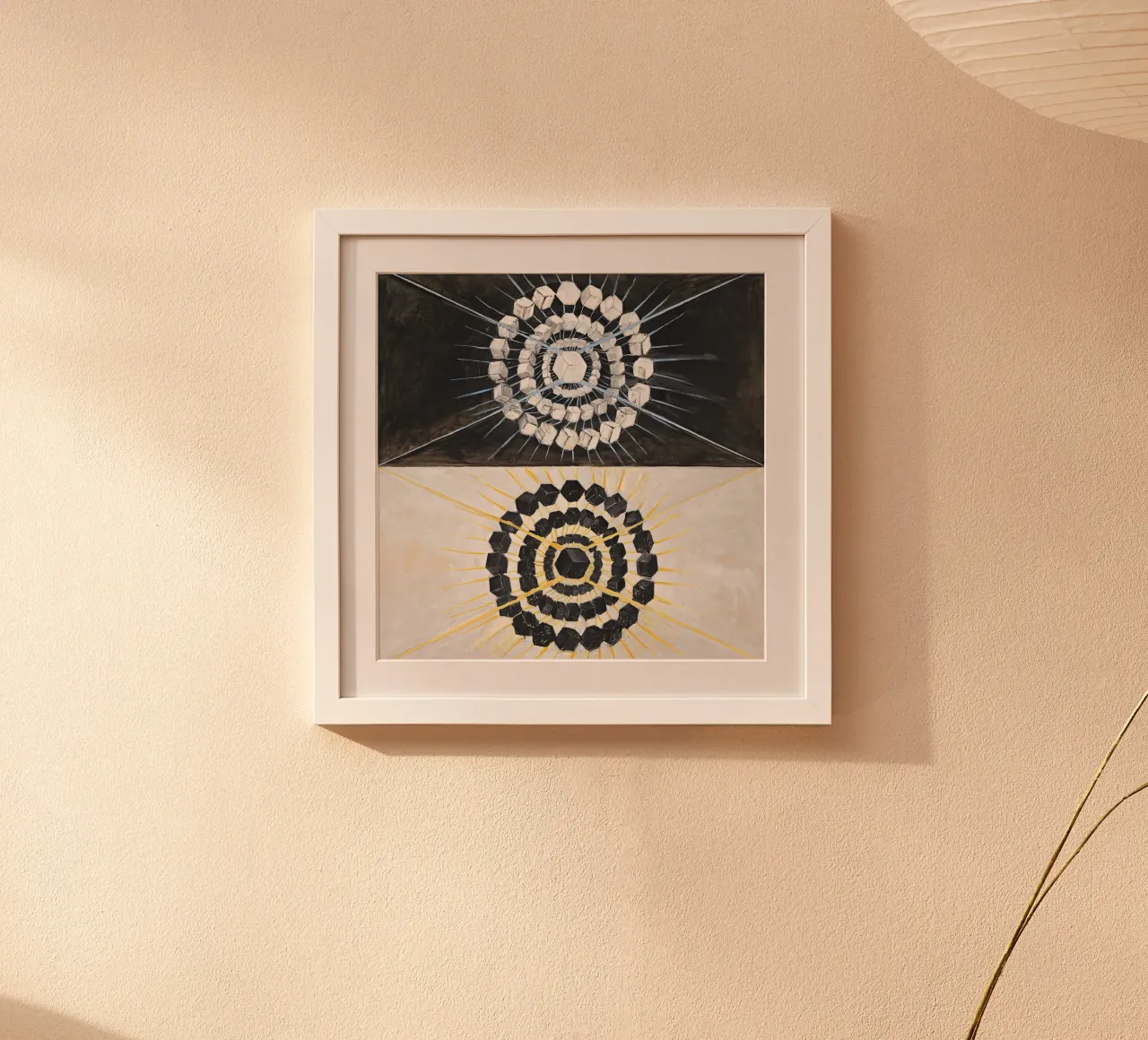 Hilma af Klint "Zwaan nr. 8" Kosmische dualiteit Abstract hahnemühle van homdeco