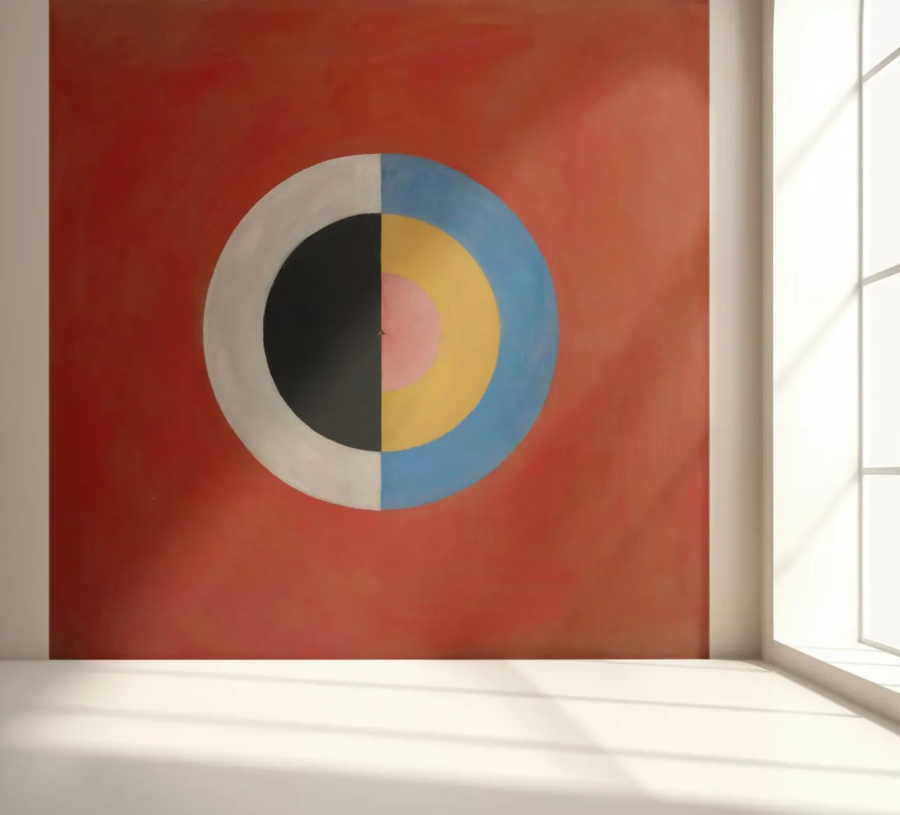 Hilma af Klint "The Swan No. 17" Cosmic Balance Print photo wallpaper by homdeco