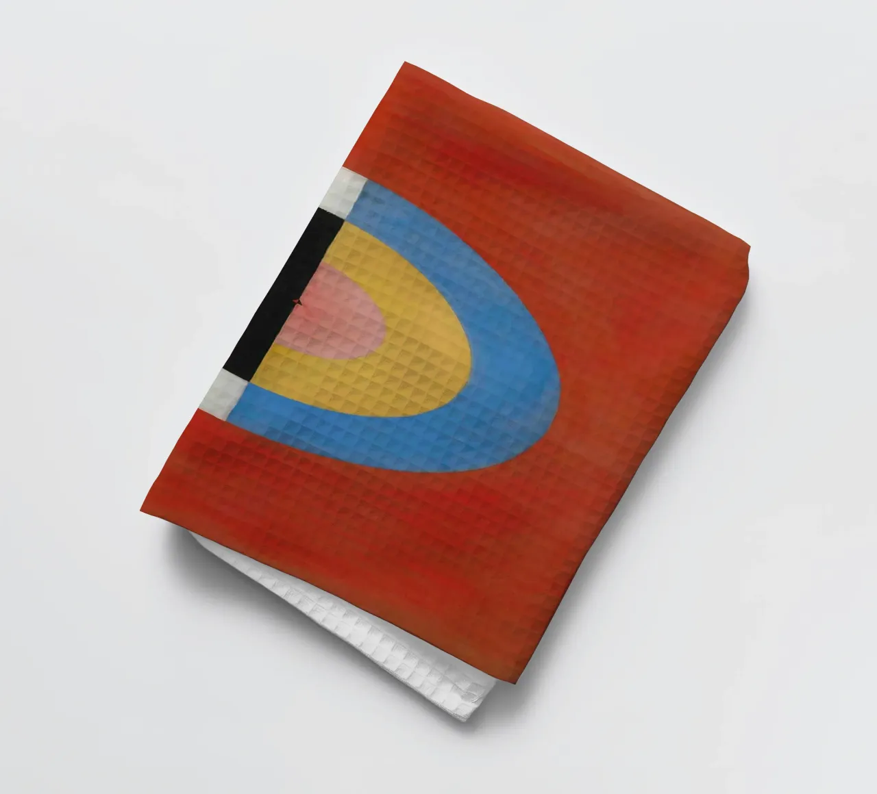 Hilma af Klint "The Swan No. 17" Cosmic Balance Print tea towel by homdeco