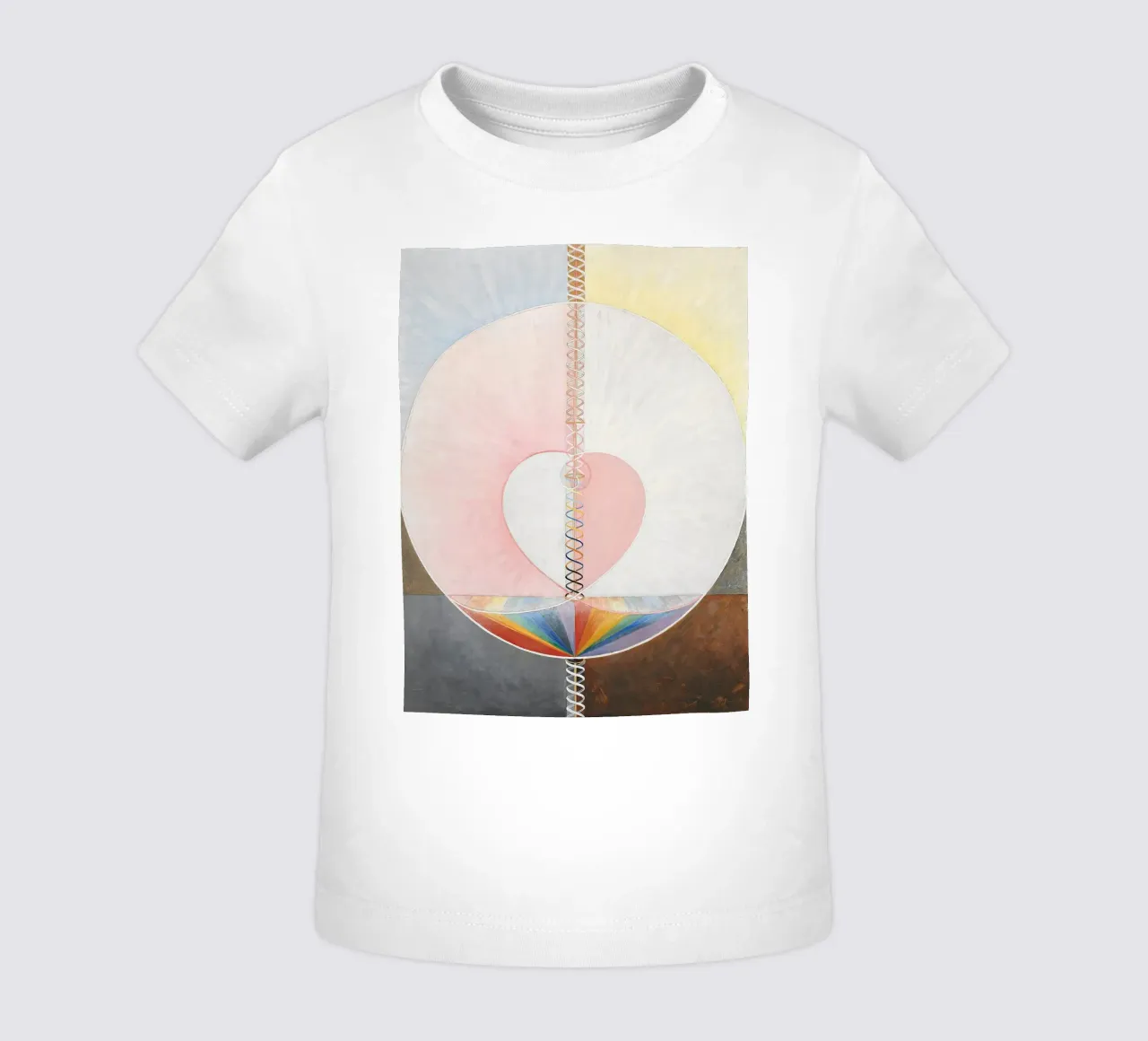 Hilma af Klint "La colomba n. 1" Stampa cuore cosmico maglietta neonato da homdeco