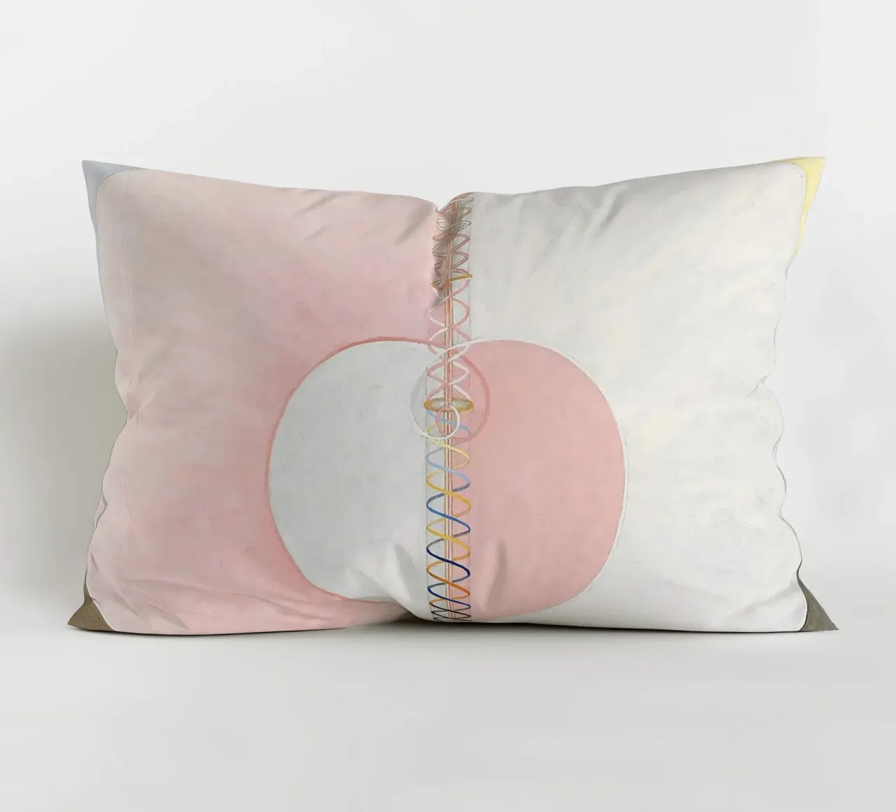 Hilma af Klint "La colomba n. 1" Stampa cuore cosmico cuscino da homdeco