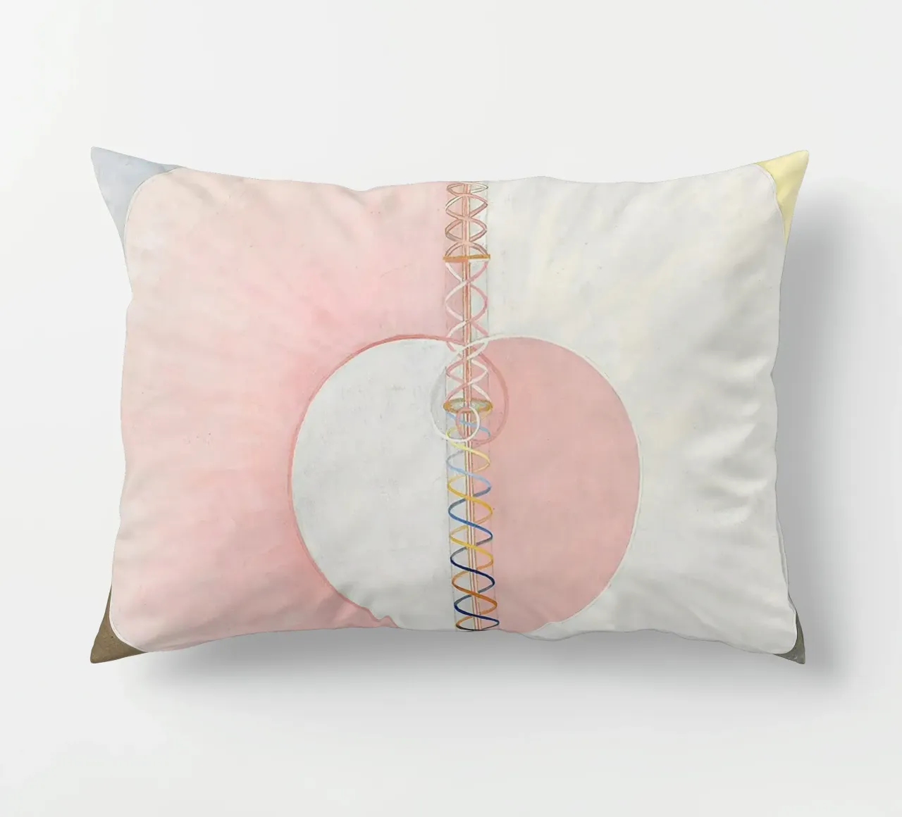 Hilma af Klint "La colomba n. 1" Stampa cuore cosmico cuscino da homdeco