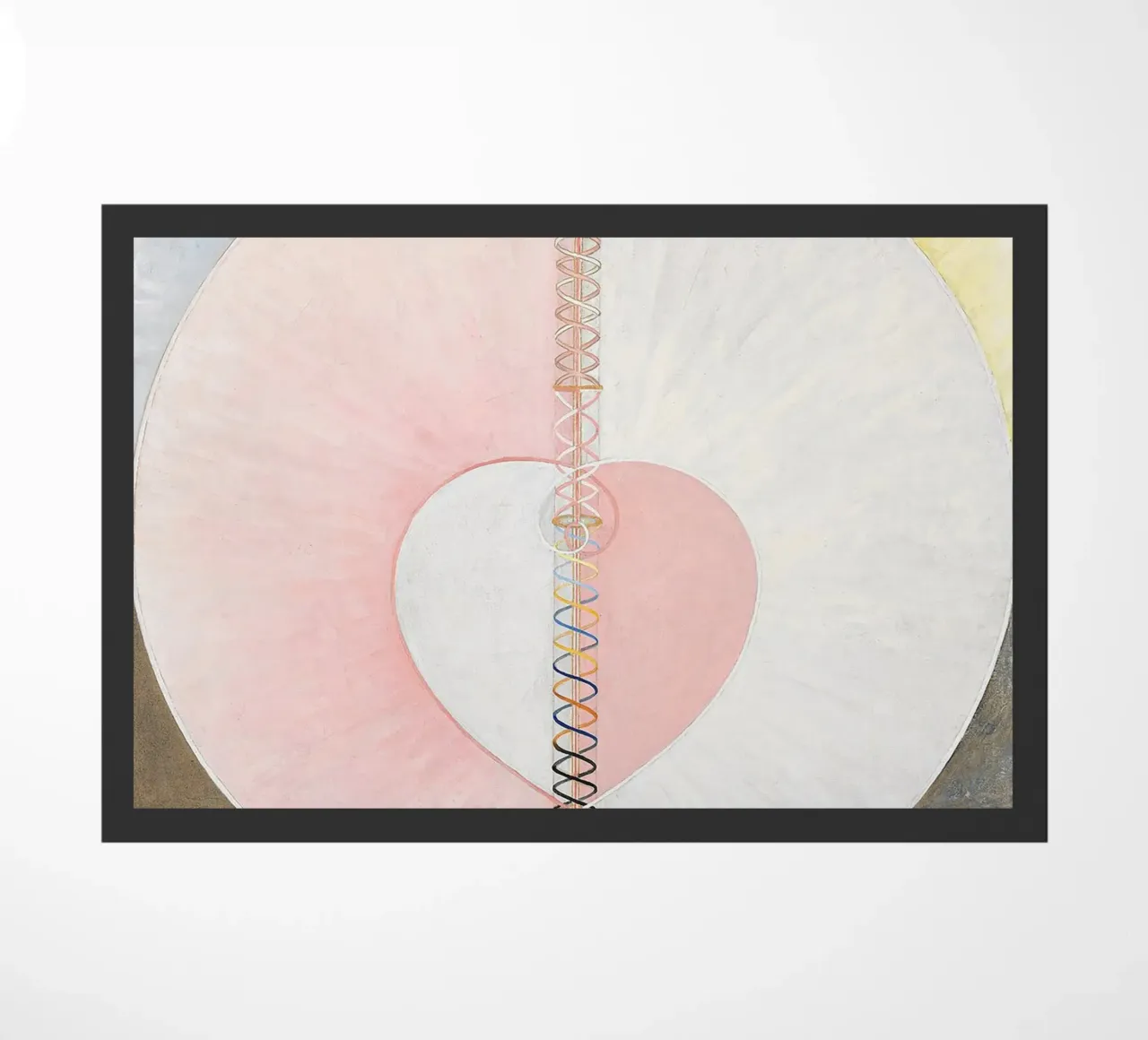 Hilma af Klint "La colomba n. 1" Stampa cuore cosmico zerbino da homdeco