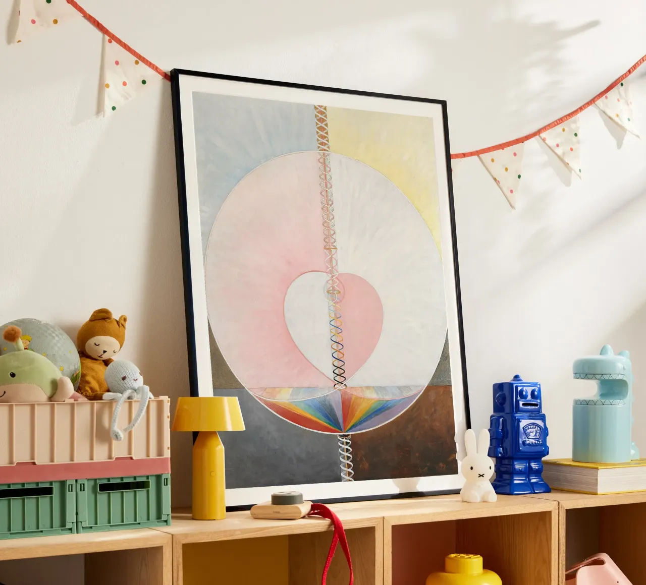 Hilma af Klint "De duif nr. 1" Kosmische hartenprint hahnemühle van homdeco