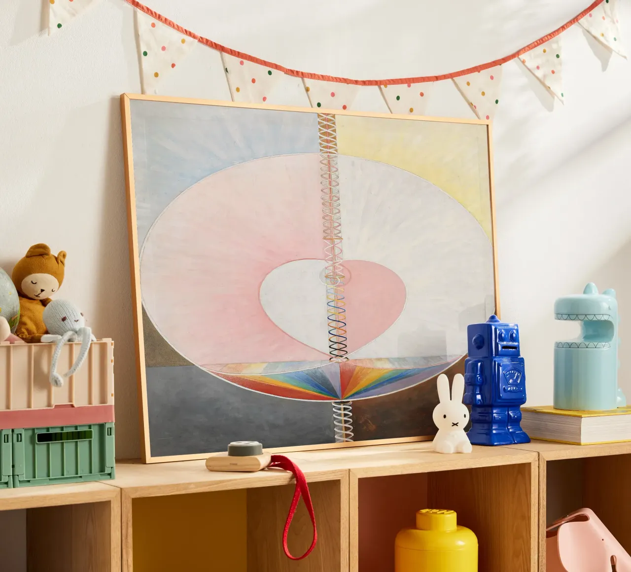 Hilma af Klint "De duif nr. 1" Kosmische hartenprint hahnemühle van homdeco