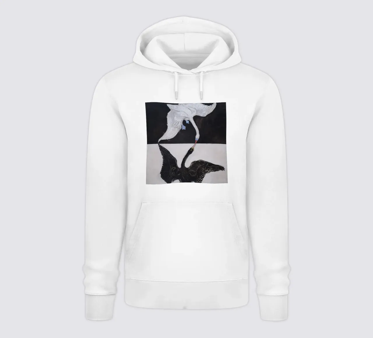 Hilma af Klint "The Swan No. 1" Duality & Unity hoodie by homdeco