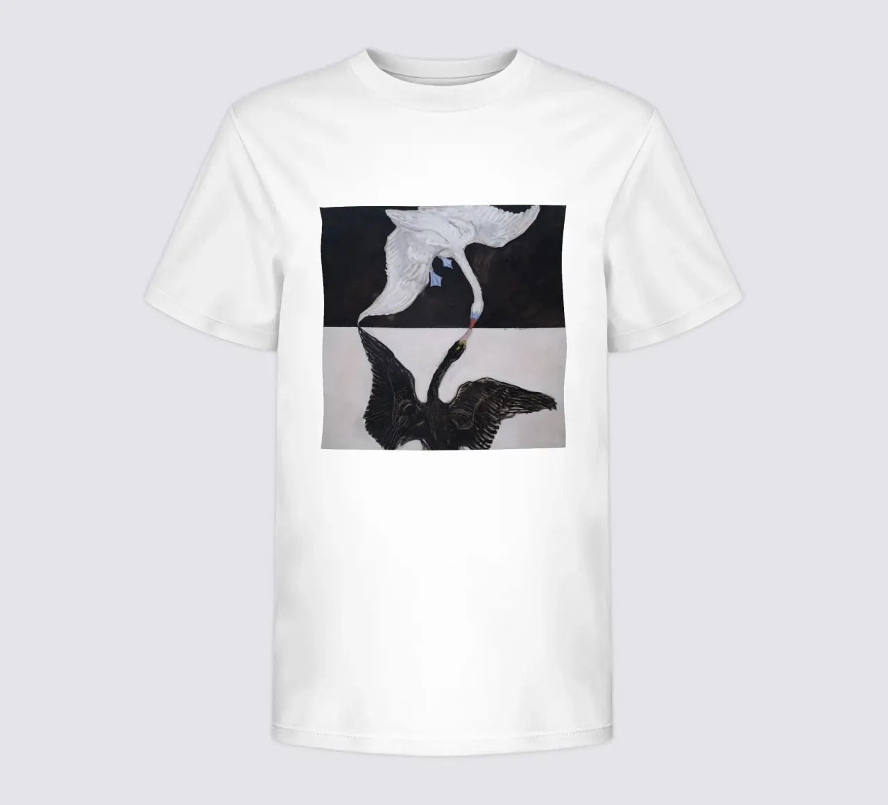 Hilma af Klint "The Swan No. 1" Duality & Unity kids t-shirt by homdeco