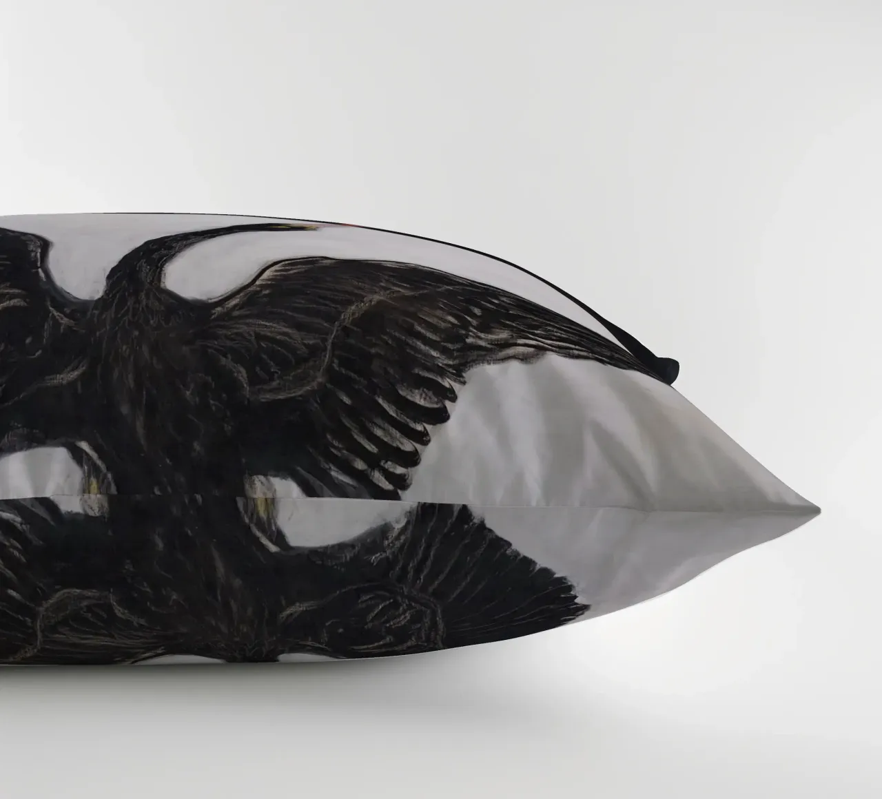 Hilma af Klint "The Swan No. 1" Duality & Unity decorative cushion by homdeco