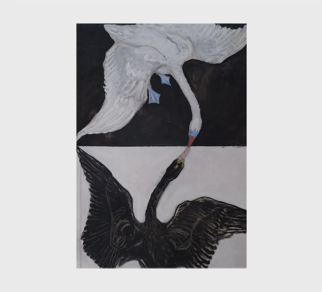 Hilma af Klint "Der Schwan Nr. 1" Dualität und Einheit Notizbuch von homdeco