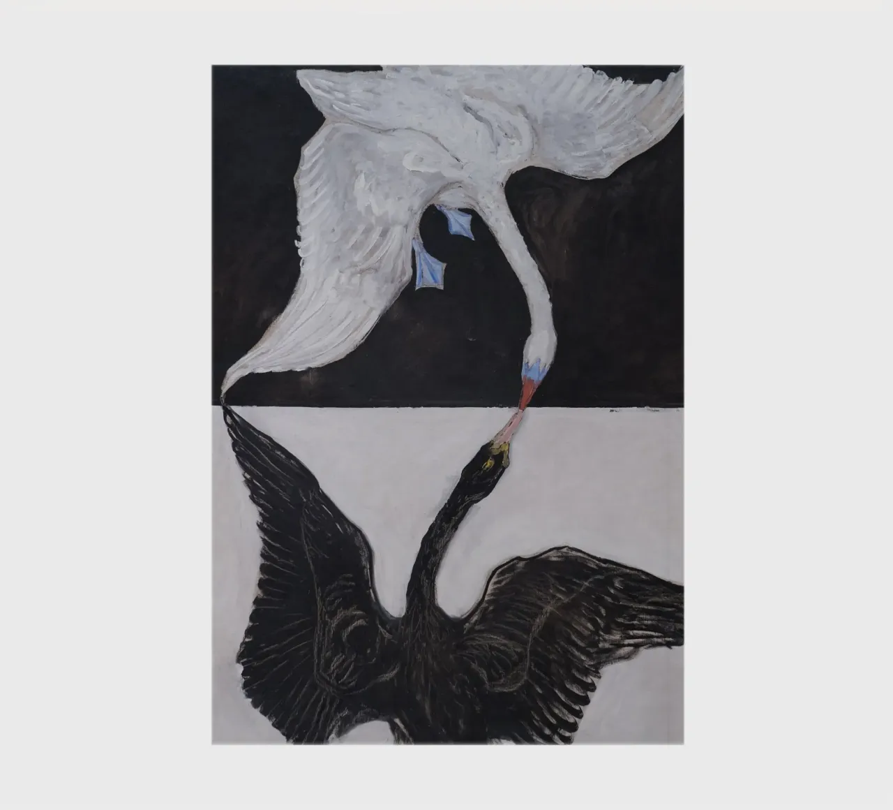 Hilma af Klint "Der Schwan Nr. 1" Dualität und Einheit Notizbuch von homdeco