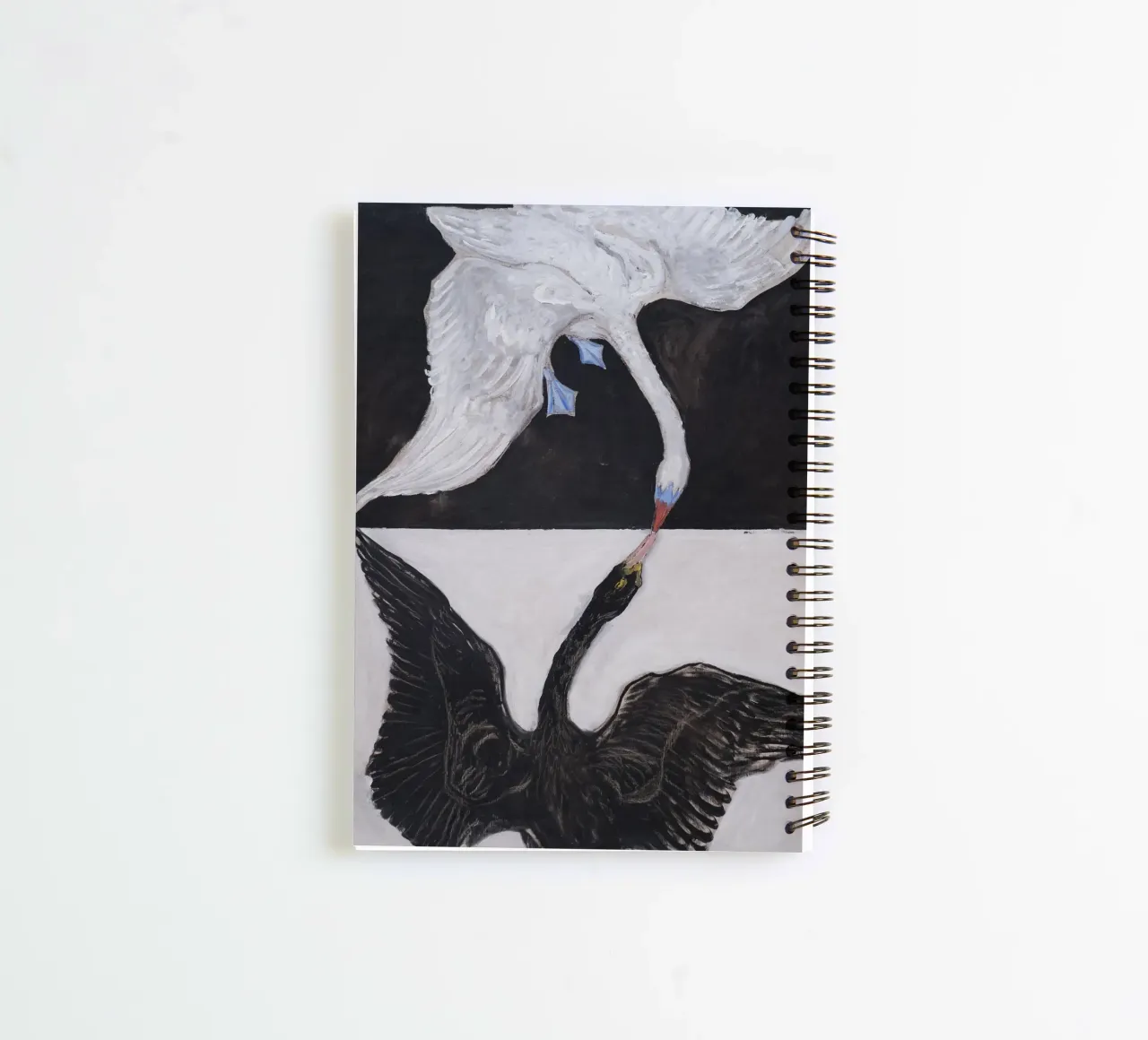 Hilma af Klint "Der Schwan Nr. 1" Dualität und Einheit Ringbuch von homdeco