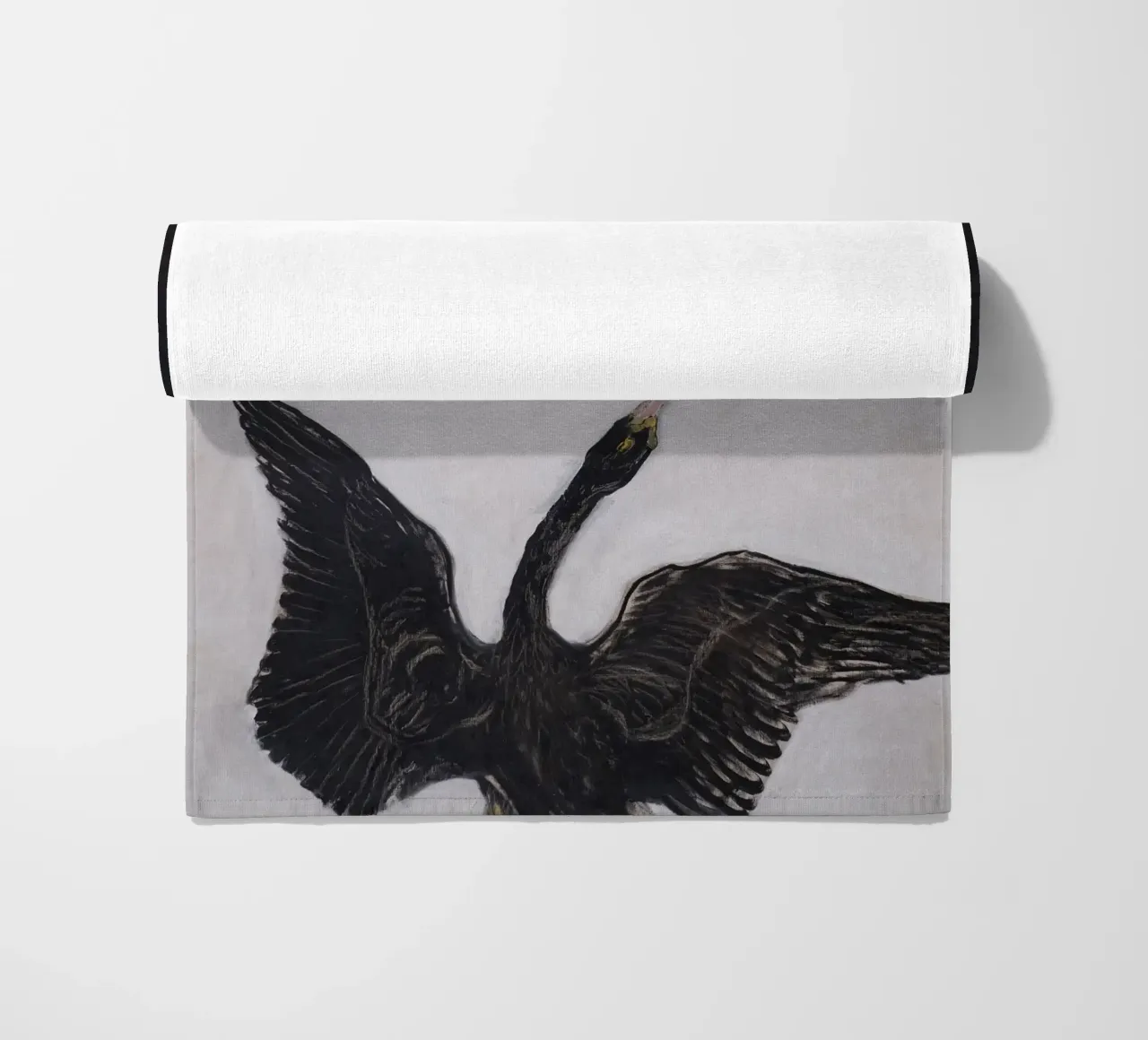 Hilma af Klint "The Swan No. 1" Duality & Unity beach towel by homdeco