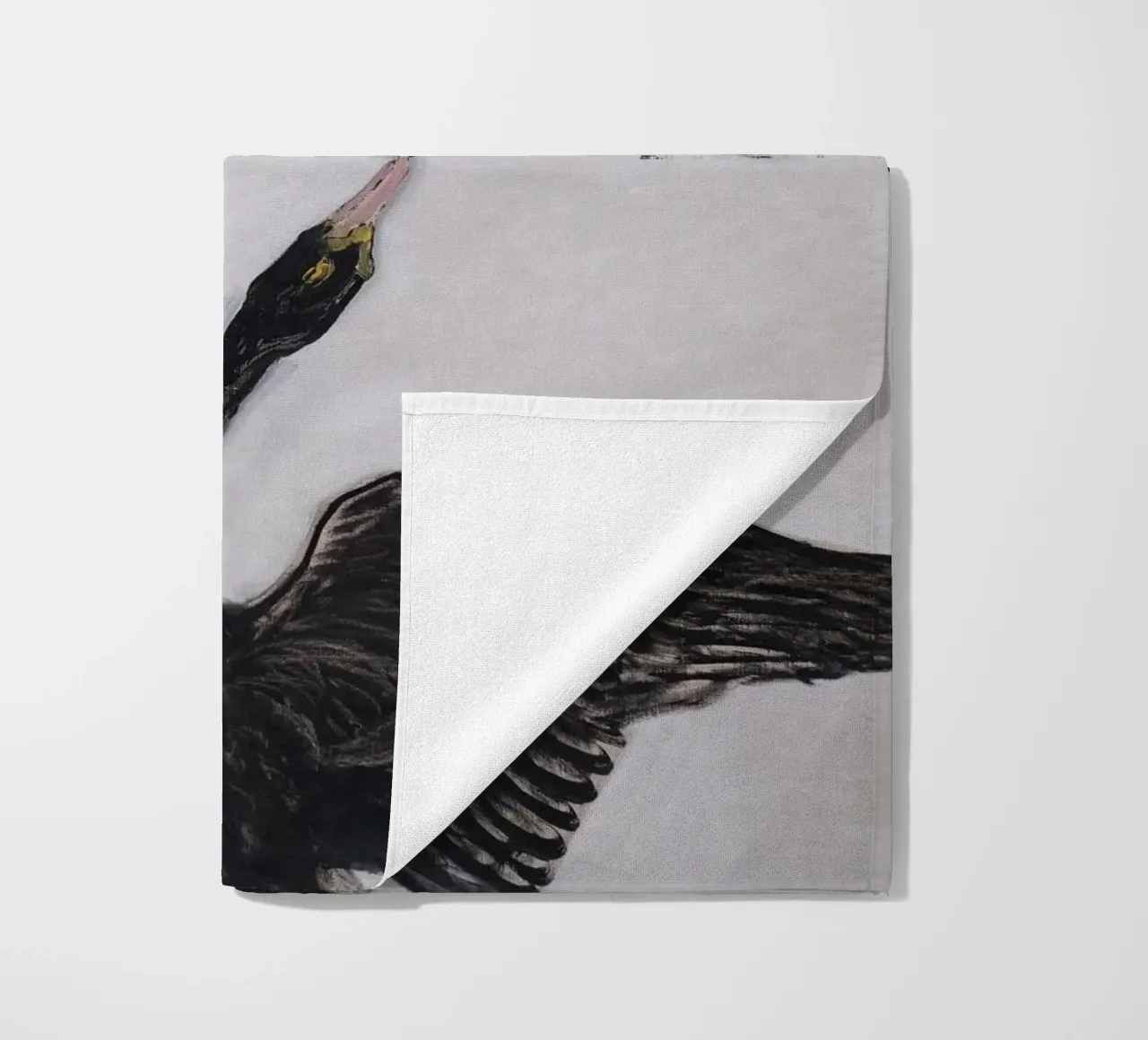 Hilma af Klint "The Swan No. 1" Duality & Unity beach towel by homdeco