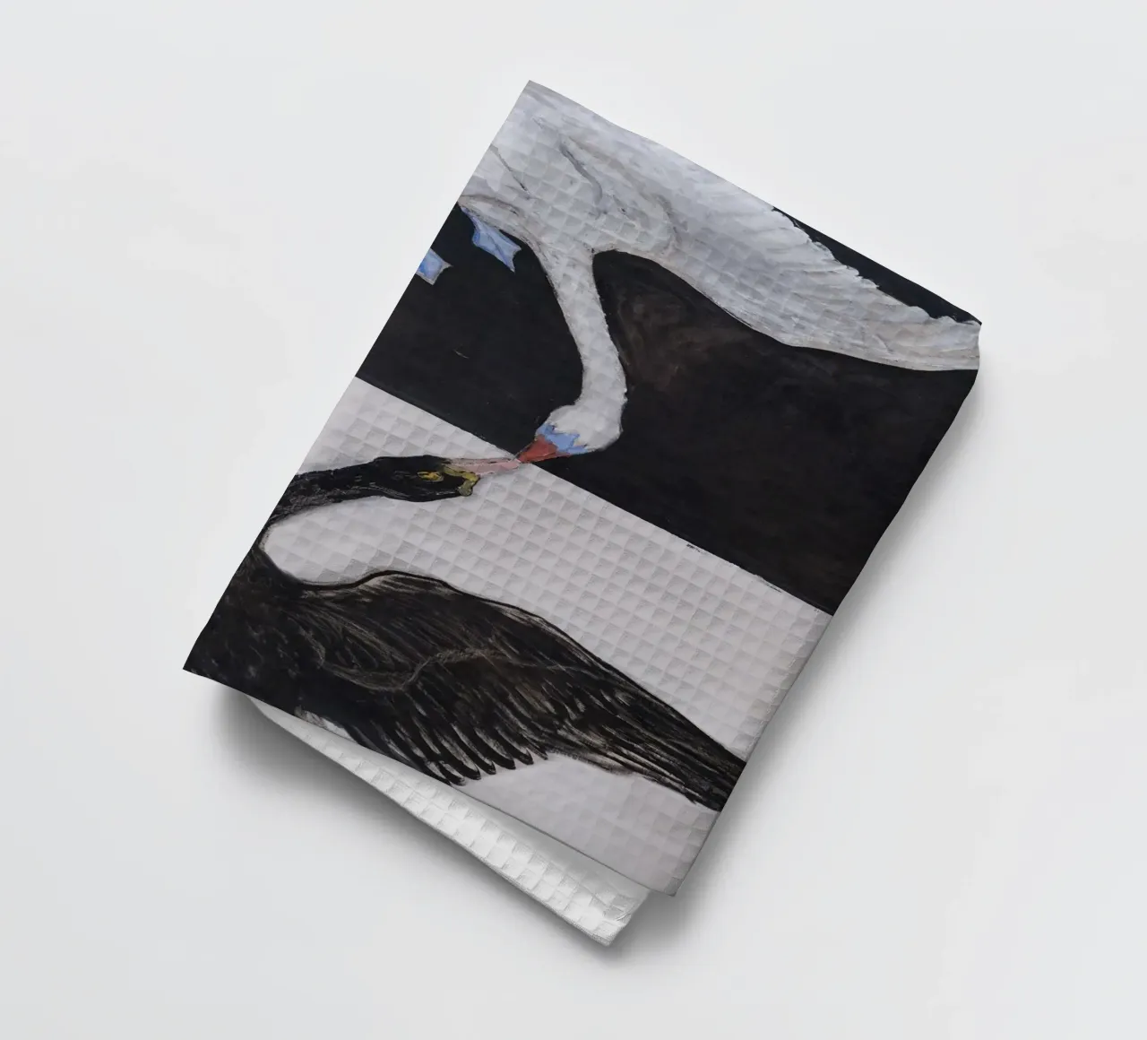 Hilma af Klint "Der Schwan Nr. 1" Dualität und Einheit Geschirrtuch von homdeco