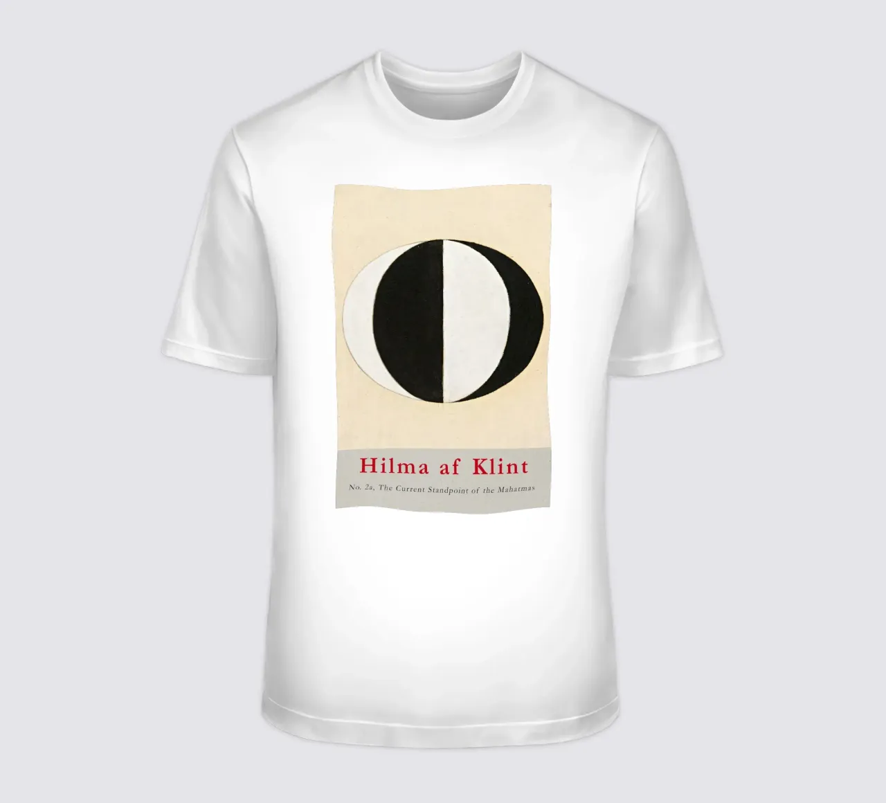 Hilma af Klint "Mahatmas" Poster astratto sulla dualità t-shirt da homdeco