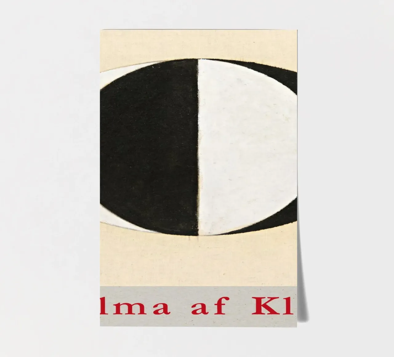 Hilma af Klint "Mahatmas" Duality Abstract Poster sticker sheet by homdeco