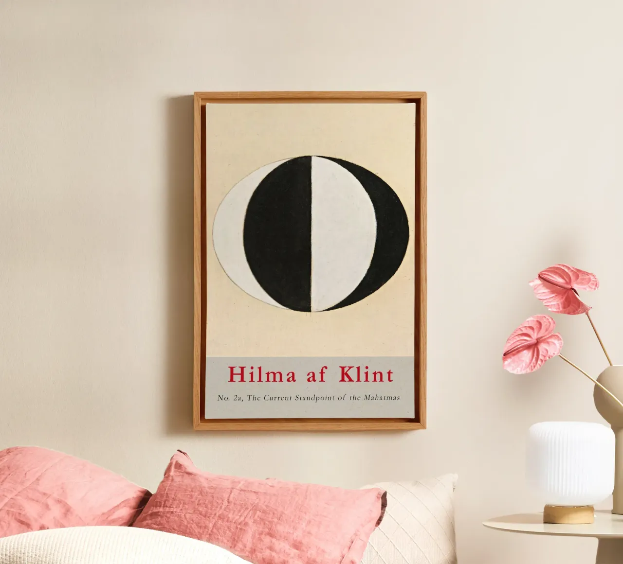 Hilma af Klint "Mahatmas" Dualiteit Abstract Poster canvas van homdeco