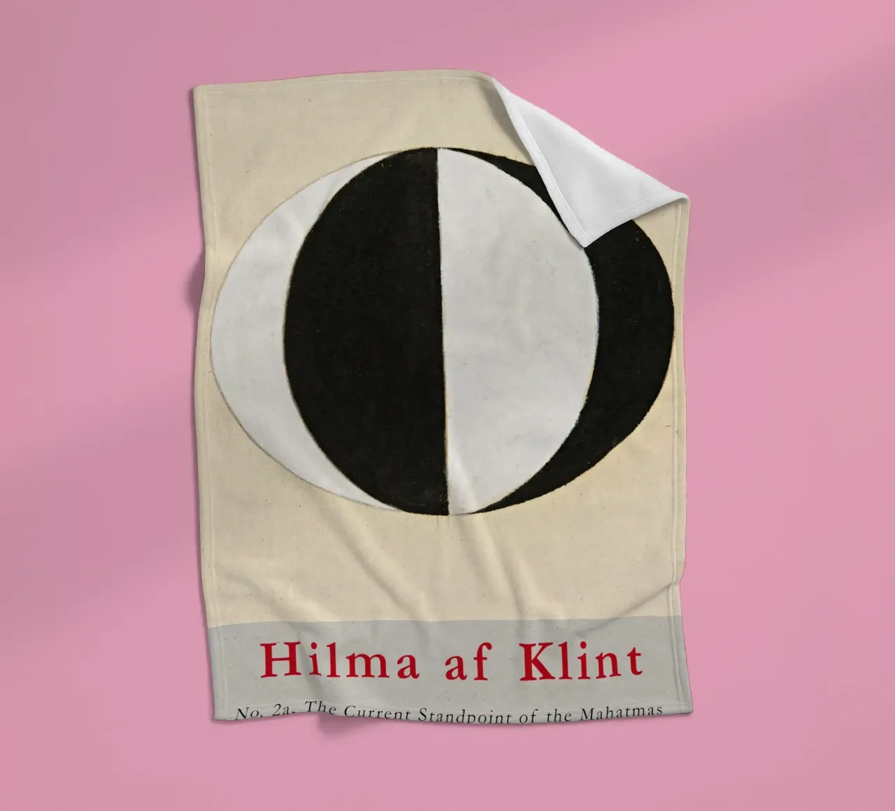 Hilma af Klint "Mahatmas" Poster astratto sulla dualità coperta in pile da homdeco